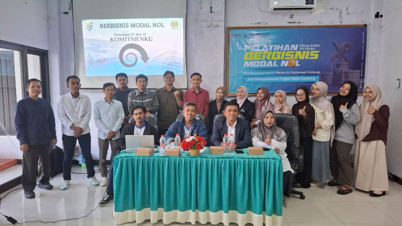 Pelatihan “Berbisnis Modal Nol” Prodi S2 ES: Semua Barang yang Dipegang Harus Jadi Ide Bisnis dan Laku!